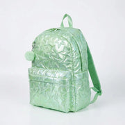 Sac à Dos Fille Brillant Étoiles – Effet Verni & Pompon