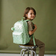 Sac à Dos Fille Brillant Étoiles – Effet Verni & Pompon